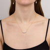 Freshwater pearl necklace in 9ct gold