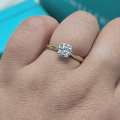 Laboratory Grown Diamond Solitaire Engagement Ring in 9ct Yellow Gold, 0.78ct
