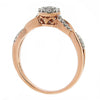 Ring - Diamond cluster ring in 9ct rose gold, 0.25ct  - PA Jewellery