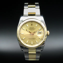Rolex Oyster Perpetual Datejust in stainless steel and precious metal. 116203