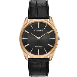 Citizen Stiletto in rose gold plated stainless steel on leather AR3073-06E