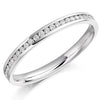 Ring - Round brilliant cut diamond channel set full eternity ring, 0.33ct  - PA Jewellery