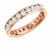 Ring - Round brilliant cut diamond channel set full eternity ring, 2.00ct  - PA Jewellery