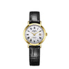Ladies' Rotary Windsor in yellow PVD plated stainless steel on leather LS05423/01