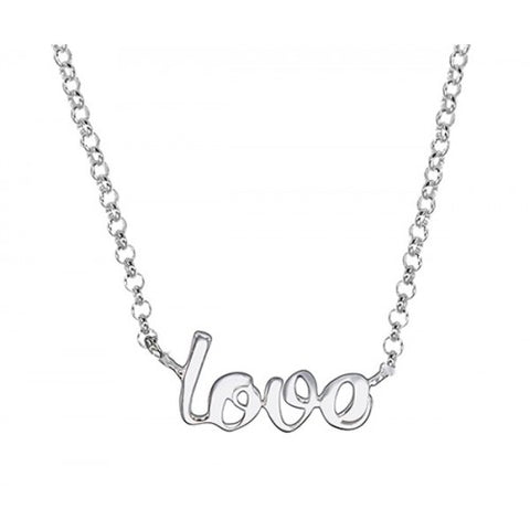 Love necklace in silver