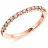 Ring - Brilliant cut diamond half eternity ring, 0.23ct  - PA Jewellery