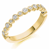 Ring - Round brilliant cut diamond half eternity ring, 0.30ct  - PA Jewellery