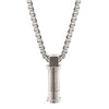 Pendant converter necklace in stainless steel